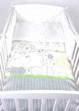 BABYLUX Bettwäsche Bezug 2 Tlg. 100 x 135 cm Kinderbettwäsche Bettwäsche Bettset Babybettwäsche TEDDYBÄREN