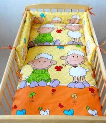 BABYLUX Kinderbettwäsche 2 Tlg. Bettwäsche Bettset Babybettwäsche 100 x 135 cm Schafe