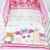 BABYLUX NESTCHEN Bettumrandung mit Kopfschutz 210 x 30 cm EULE
