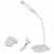 BESTEK LED Akku Schreibtischlampe Tischleuchte Augenschutz aufladbar 3 Stufen Touchdimmer 5W, handlich, energiesparend, weiß
