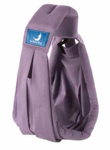 BabaSling Babytragetuch mit 5 unterschiedlichen Tragepositionen – lavendel