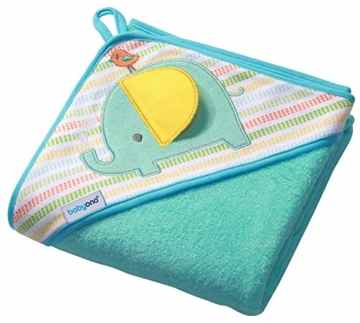 Baby Badehandtuch mit Kapuze FROTTEE / Kinder Kapuzenhandtuch 100x100cm 7316