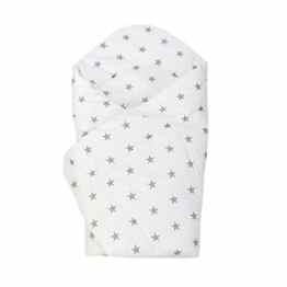 Baby Einschlagdecke Babydecke zum Einwickeln 100% Baumwolle Wickeldecke Warm Wattiert Wickelsack