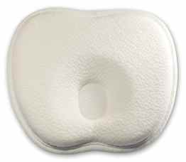 Baby-Kissen für eine natürlich schöne Kopfform – Luxura Active memory foam Baby-Kopfkissen aus hochwertigem Bambusstoff zur Vorbeugung eines Plattkopf / Verformung des Hinterkopfes
