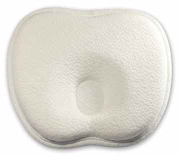 Baby-Kissen für eine natürlich schöne Kopfform – Luxura Active memory foam Baby-Kopfkissen aus hochwertigem Bambusstoff zur Vorbeugung eines Plattkopf / Verformung des Hinterkopfes