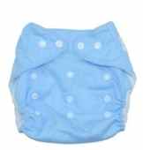 Baby Mehrweg Stoffwindel Windel Ueberhose Windelhose Hoeschenwindel verstellbar Blau