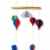 Baby Mobile – Neues Design – Für Jungen und Mädchen – Bunte Heißluft-Ballons aus Filz – Minimalistisch, Stilvoll – Tolle Dekoration für deine Zimmer