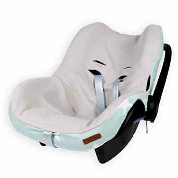 Baby’s Only 915592 Bezug für Babyschale 0+ Stern mint / weiss