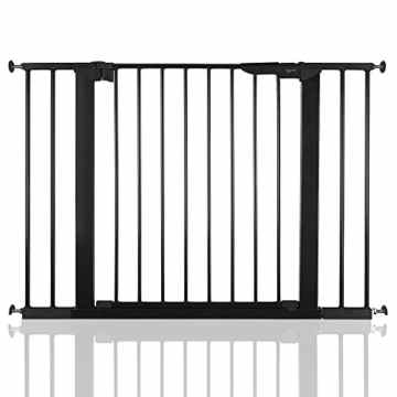 BabyDan Premier wahre Druck schwarz Schutzgitter Treppengitter Türschutzgitter 99 – 106,3cm