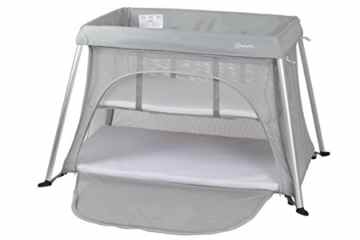 BabyGO 4501 Baby Reisebett , Spiel und Laufstall, grau