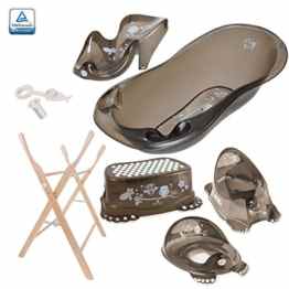 Babybadewanne (102cm) mit Stöpsel – Badewanne 102cm Badesitz Ständer WC-Sitz Töpfchen Hocker
