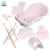 Babybadewanne (102cm) mit Stöpsel – Badewanne 102cm Badesitz Ständer WC-Sitz Töpfchen Hocker