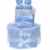 Babygeschenk WINDELTORTE „BOY“ hellblauer Baby Body bedruckt + 1 x Babysocken