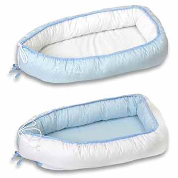 Babynestchen Kokon 2-seitig Nestchen Babynest Babykokon Kuschelbett Kopfschutz Nest