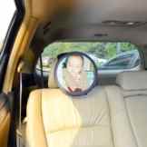 Babyspiegel Rücksitzspiegel für Babyschalen Leichter Konvexpspiegel ohne Glas – von TFY