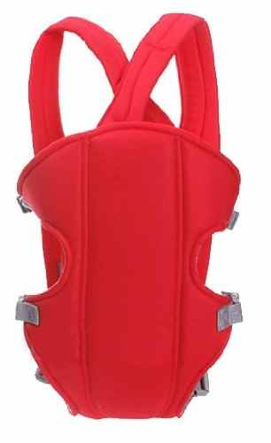 Babytrage Sling vor Tragbare Softband bag Kind Rückenpolster (rot) + Hut