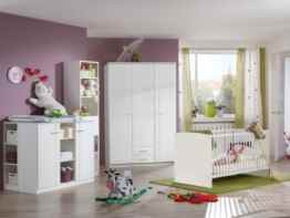 Babyzimmer Elly Weiß 5-teilig