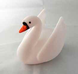 Badewannen-Entchen Schwan, 8 cm, keine Ente –> nein 1 Schwan