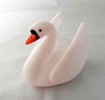 Badewannen-Entchen Schwan, 8 cm, keine Ente –> nein 1 Schwan