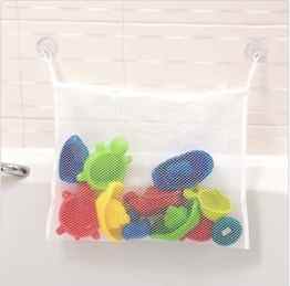 Badewannen-Spielzeugnetz, Bad Spielzeug Organizer, Badewannen Spielzeug Aufbewahrung, Netz mit Saugnäpfen