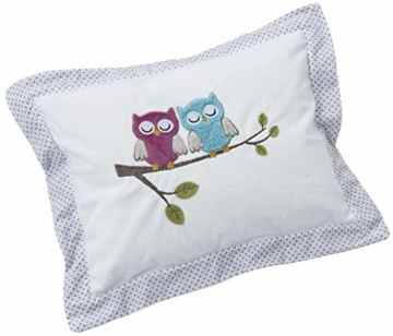 Be Be’s Collection 382-72 Kuschelkissen Motiv Eule fuchsia 30x40cm