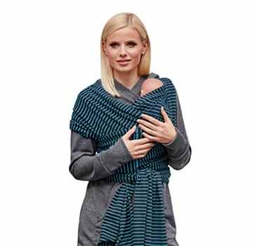 Be. Mama, elastischer Babytrage, inkl. Tasche mit Klettverschluss und Anleitung, Länge 5,2 m, 100% Baumwolle