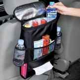 Bestdeal® Autositz Veranstalter Kühler mit Isolierte Kühltasche, Karte, Gewebe, Getränkehalter Halten Sie Warm oder Kalt (Schwarz)