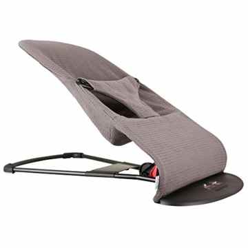 Bezug bei Ukje für Babywippe BabyBjörn Balance Soft – Grau Waffel