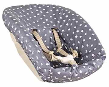 Bezug bei Ukje für Newborn set Stokke Tripp Trapp – Grau mit Weissen Sterne