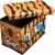 Bieco 04201308 – Staubox / Sitzbank Safari ca. 49 x 31 x 31 cm