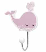 Bloomingville Wandhaken Wal rosa Kleiderhaken Garderobenhaken