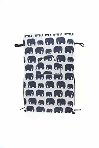 BundleBean BBG0GEL GO grauer Elefant Multifunktionsdecke