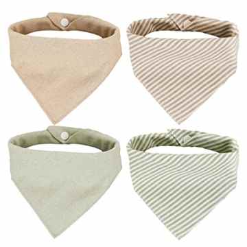 CalMyotis® Baby Lätzchen Spucktuch Mit Druckknöpfen Multifunctional