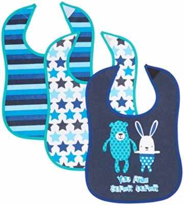 Care Baby-Jungen Lätzchen Babi1, 3er Pack