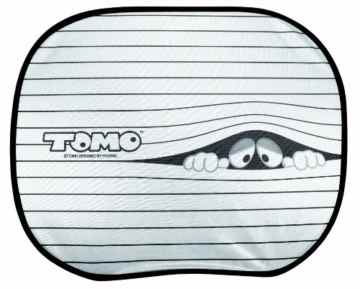 Cartrend 95110 Sonnenschutz „Tomo“ mit Saugnapf, 44 x 36 cm
