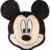 Character world Disney Mickey Mouse Kissen, bestickt, Nosey