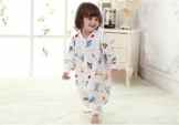 Chilsuessy Baby Sommer Schlafsack 0.5 Tog mit abnehmbar Langarm und Fuessen , Cartoon Elefant