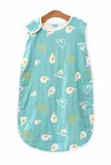Chilsuessy Baby Sommer Schlafsack Kinder Kugelschlafsack 1 Tog 100% Baumwolle Musselin