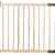 Clamaro „KidsGuard V2“ Holz Treppenschutzgitter verstellbar von 65 cm – 118 cm, universal Treppengitter aus Massivholz zur Wandmontage, inkl. Wand Montagematerial und Montageanleitung