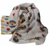 ClevereKids Mulltücher Wald & Wiese Set 6 Stück Mullwindeln