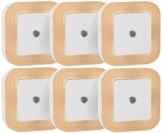 Cookey 6 Pack Plug-in LED Nachtlicht Lampe 0,5W mit Smart Sensor, Weiche Helligkeit Wand Nachtlicht für Kinder Baby Nursery Schlafzimmer