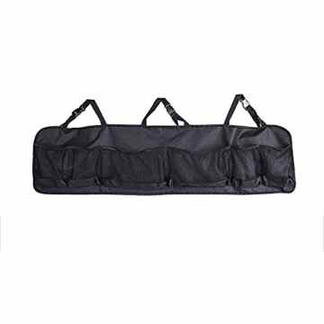 Creation® Auto-Kofferraum Rücksitz-Speicher-Organisator, Rücksitz Mehrzweckfracht Zubehör Organizer (Schwarz)
