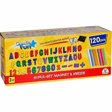 Creative Fun Schulset mit Magneten und Kreide ohne Tafel!