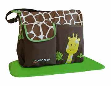 DAS ORIGINAL BOMIO® 3tlg. Baby Wickeltaschen-Set (Safari Edition)