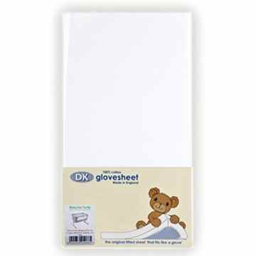 DK GloveSheet Chicco Next 2 Me Mattress Sheet – White
