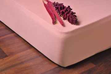 DecoKing 76781 Spannbettlaken für Kinderbett 40 x 100 – 50 x 100 cm Jersey Baumwolle Spannbetttuch, korallenrot