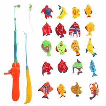 Demiawaking Fisch kindermagnetisches Magnet Fischen Kinder eared pädagogisches Spielzeug
