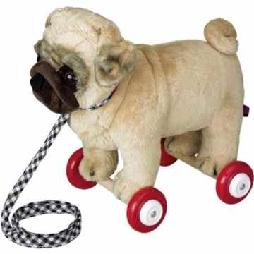 Die Spiegelburg 25534 Mops Otto auf Holzrollen