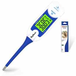 Digitales Basalthermometer zur zykluskontrolle DigHealth, Mit 2 Nachkommastellen, Präzises NFP Thermometer für lady Natürliche Verhütung und Eisprung, Auch Ideal als Fieberthermometer für Babys