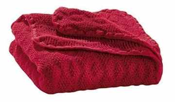 Disana Baby Wolldecke – Gestrickt aus 100% kbT Schurwolle, Größe 100x80cm